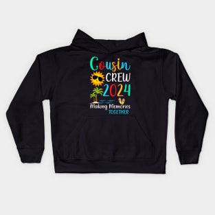 Cousin crew 2024 Summer Vacation Beach Family Trips Matching Kids Hoodie